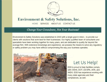 Tablet Screenshot of environmentsafety.com